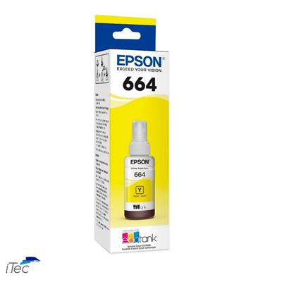 BOTELLA DE TINTA EPSON 664 (T664420AL) AMARILLO