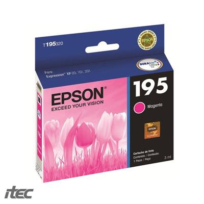 CARTUCHO EPSON (T195320 #195) MAGENTA