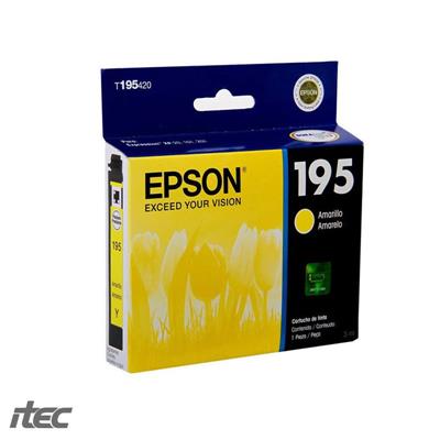 CARTUCHO EPSON T195420 #195 AMARILLO