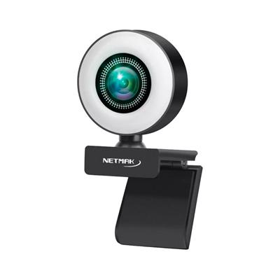 WEBCAM NETMAK 1080P (NM-WEB04) CON LUZ