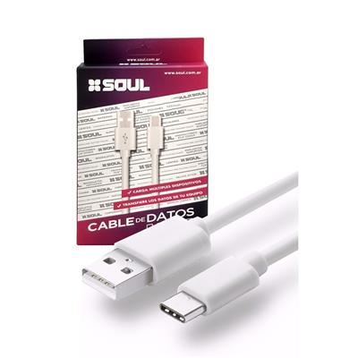 CABLE SOUL USB TIPO C 3.0 1M (USB-TYPECBL)