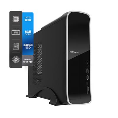PC SLIM ITEC CELERON G6900 8GB 240GB (MINI-ATX) FREE OS