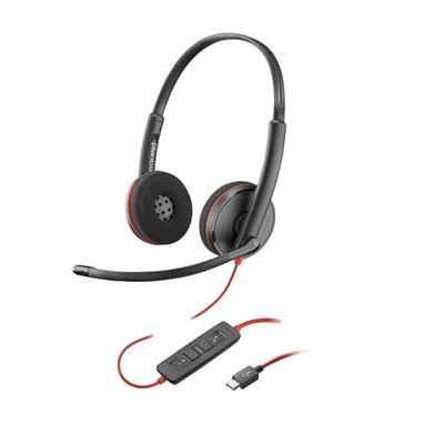AURICULAR PLANTRONICS BLACKWIRE (POLY BW 3220) USB-C HS
