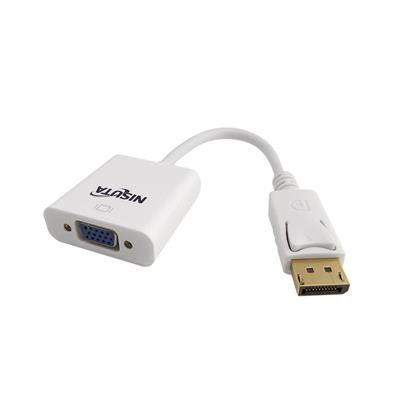 CONVERSOR NISUTA DISPLAYPORT A VGA (NS-DPVGBL)