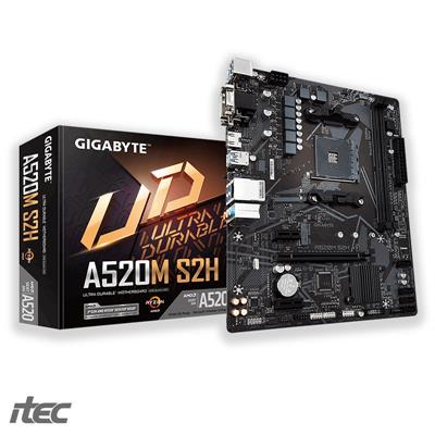 MOTHERBOARD GIGABYTE (A520M-S2H) AM4