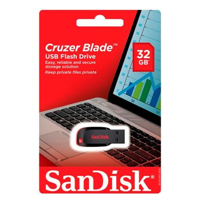PenDrive SanDisk Cruzer Blade 32gb USB 2.0