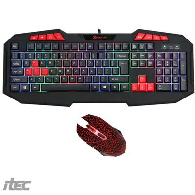 Combo gaming teclado + mouse Xtrike Me RGB MK-503