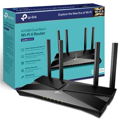 ROUTER TP-LINK ARCHER AX20 AX1800 WIR DUALBAND WIFI 6