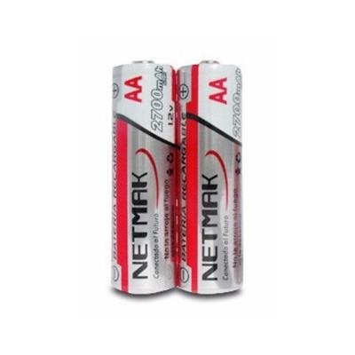 PILAS RECARGABLES NETMAK AA 2700MAH (NM-AA270) X 2 UNIDADES