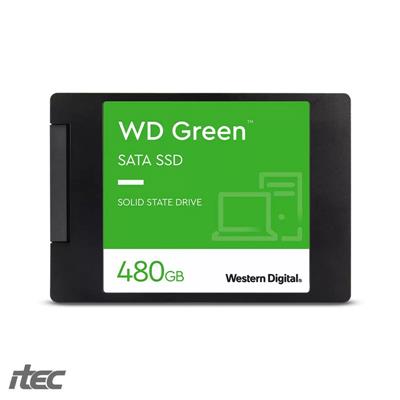 DISCO SSD SATA WESTERN DIGITAL GREEN 480GB 545MB/S (WDS480G3G0A) 2.5