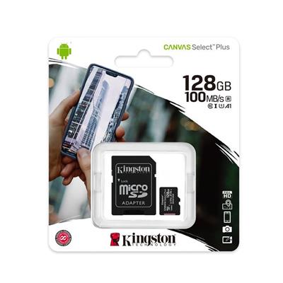 MICRO SD KINGSTON 128GB 100MB/S (SDCS2/128GB) C10