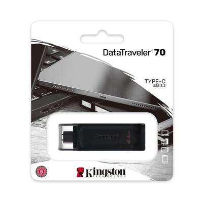 PENDRIVE KINGSTON 64GB (DT70) USB C