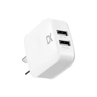 CARGADOR DEKKIN 5V 2A (AT-ACC-WA-060) X2 USB