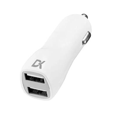CARGADOR PARA AUTO DEKKIN (AT-ACC-CC-032) X2 USB 12-24V 2.1A