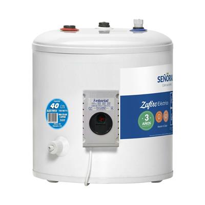 TERMOTANQUE ELECTRICO SEÑORIAL ZAFIRO 40L (TESZ-40) 1500W