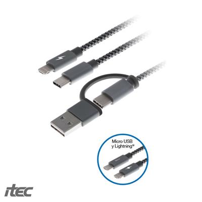 CABLE USB A - C 5 EN 1 (XTC560) 1.2M