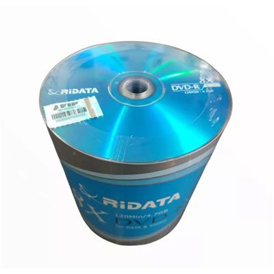 DVD RIDATA 8X 120MIN 4.7GB  100U (INKJET WHITE)