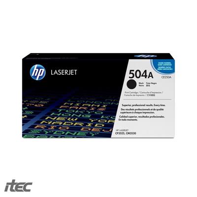 TONER HP Original (CE250A #504A) Negro