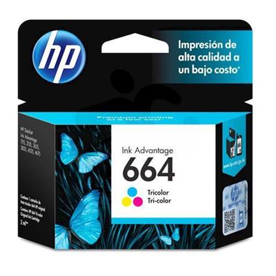 CARTUCHO HP 664 (F6V28AL) TRICOLOR