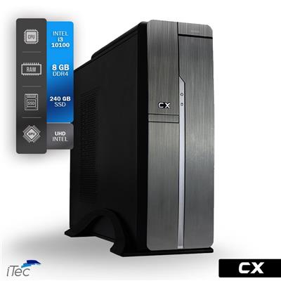 PC CX I3 10100 8GB DDR4 SSD 240GB (FREE DOS)