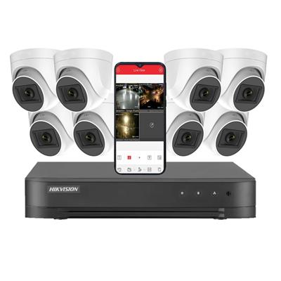 COMBO HIKVISION DVR (DS-7208HGHI-M1) + 8 CAMARAS TURRET (DS-2CE76D0T-EXIPF)