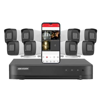  COMBO DVR HIKVISION (DS-7208HGHI-M1) + 8 CAMARAS 