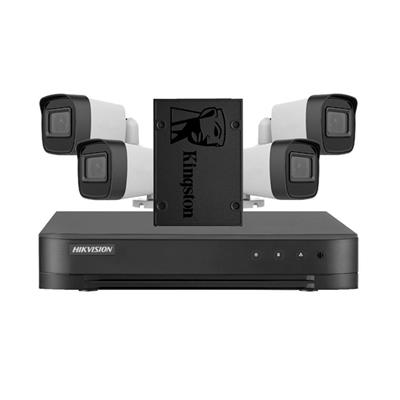 COMBO HIK DVR (DS-7204HGHI-M1) + 4 BULLETS (DS-2CE16D0T-EXIPF) + 480GB SSD