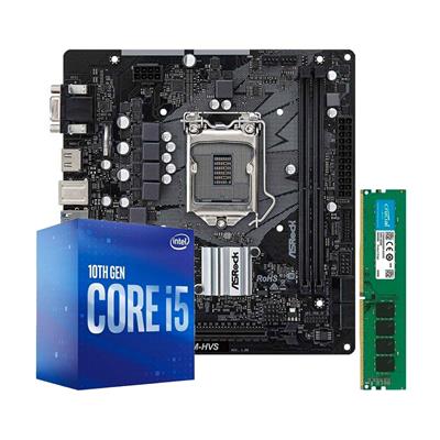 COMBO INTEL I5 10400 + ASROCK (H470M-HVS) + 8GB DDR4 2666MHZ