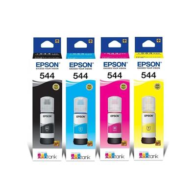 BOTELLA DE TINTA EPSON 544 AMARILLO - CYAN - NEGRO