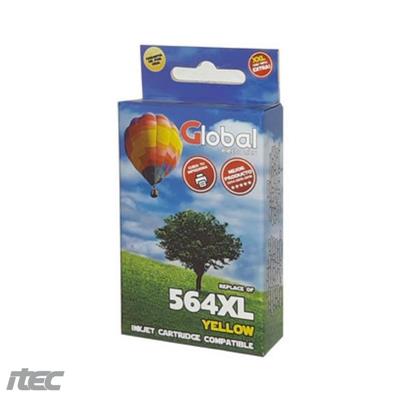 CARTUCHO ALTERNATIVO GLOBAL P/HP CB325WN 564XL AMARILLO