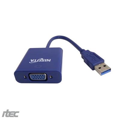 Conversor USB 3.0 a VGA Nisuta NSCOUSVG3