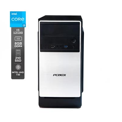 PC PCBOX I3 12100 8GB 240SSD (58484) S/KIT FREE OS