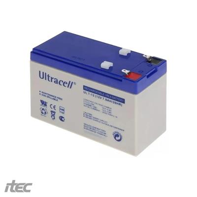 BATERIA ULTRACELL 12V 7A (UL7-12E) RECARGABLE